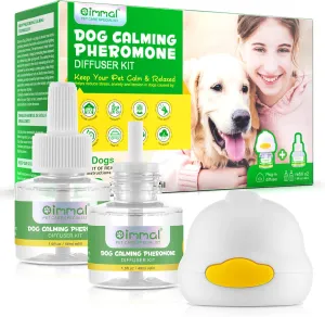 2-Pack Dog Calming Diffuser, 48ml Each - Natural Pheromone Solution to Keep Your Dog Calm, Reduce Stress & Anxiety from Scratching, Spraying & More