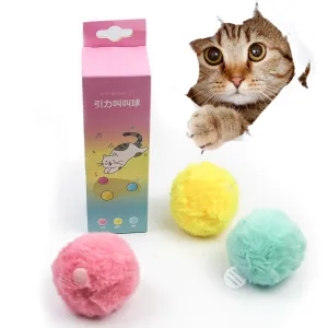 3 PCS Sound Cat Ball Toys Pet Interactive Kitten Toys Catnip Toy SelfPlaying Funny Ball Pet Products Cat Toy for Cats Kitten