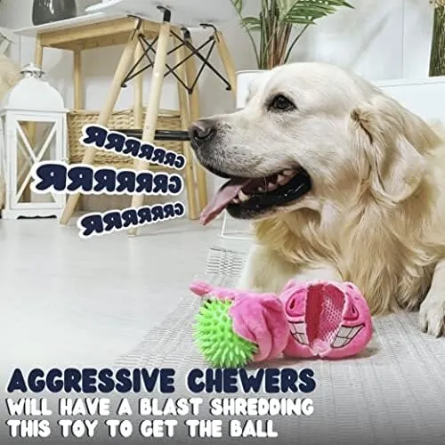3in1 Dog Toys for Aggressive Chewers - Pig