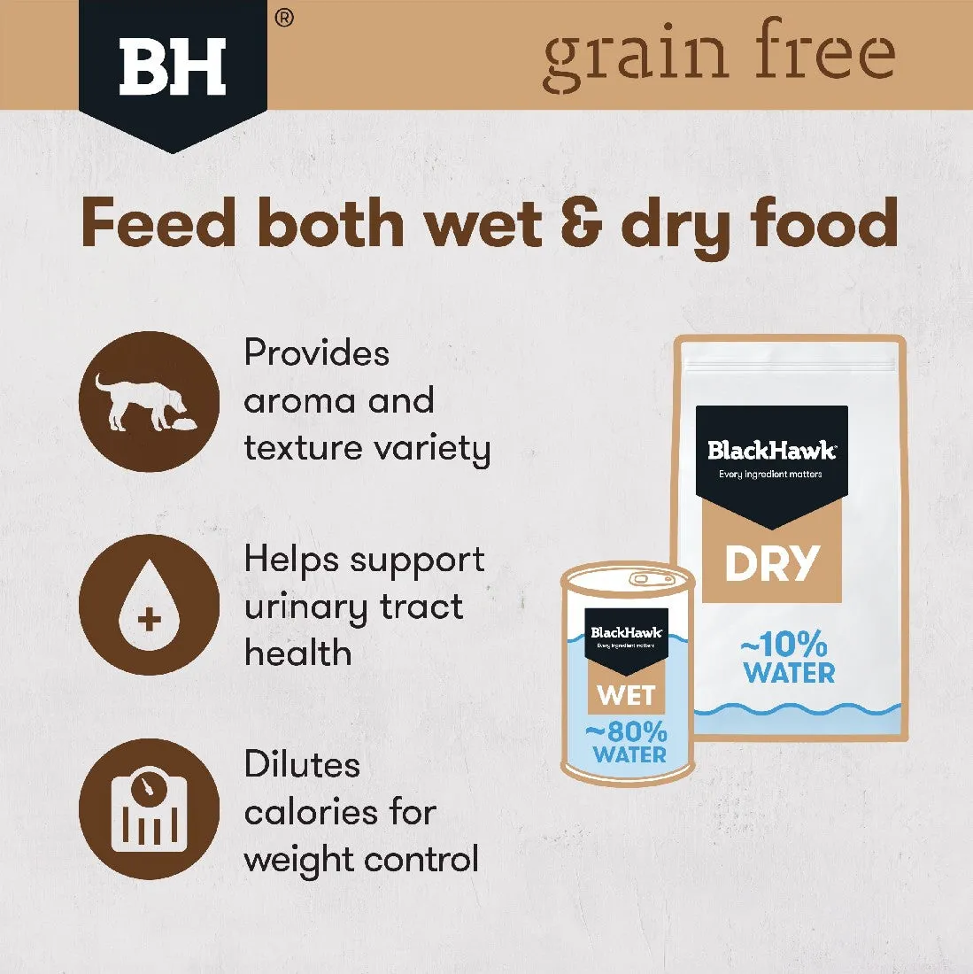 Black Hawk Grain Free Adult Dog Beef 400g