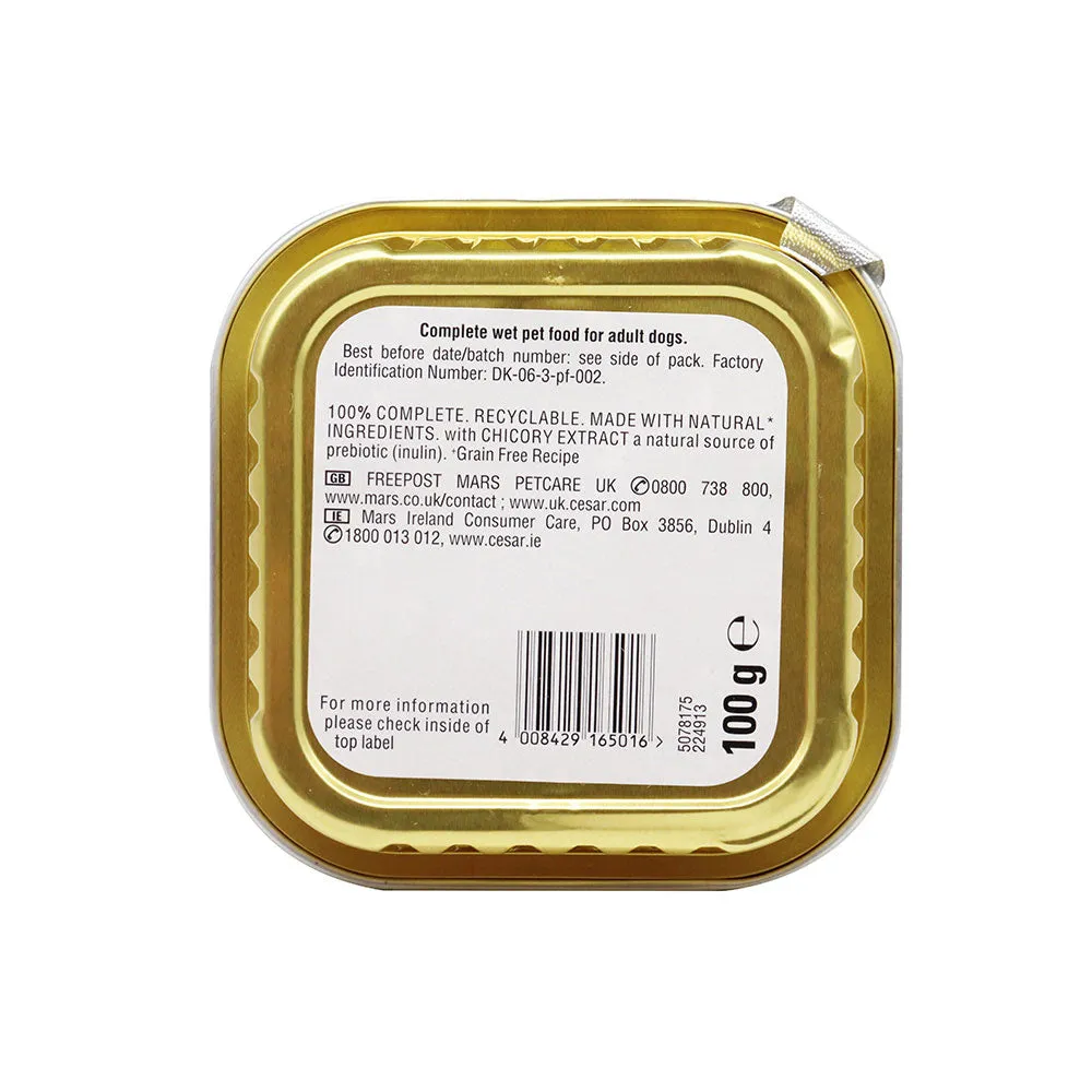 Cesar Natural Goodness Wet Dog Food Terrine With Beef In Loaf 100g x 4PK