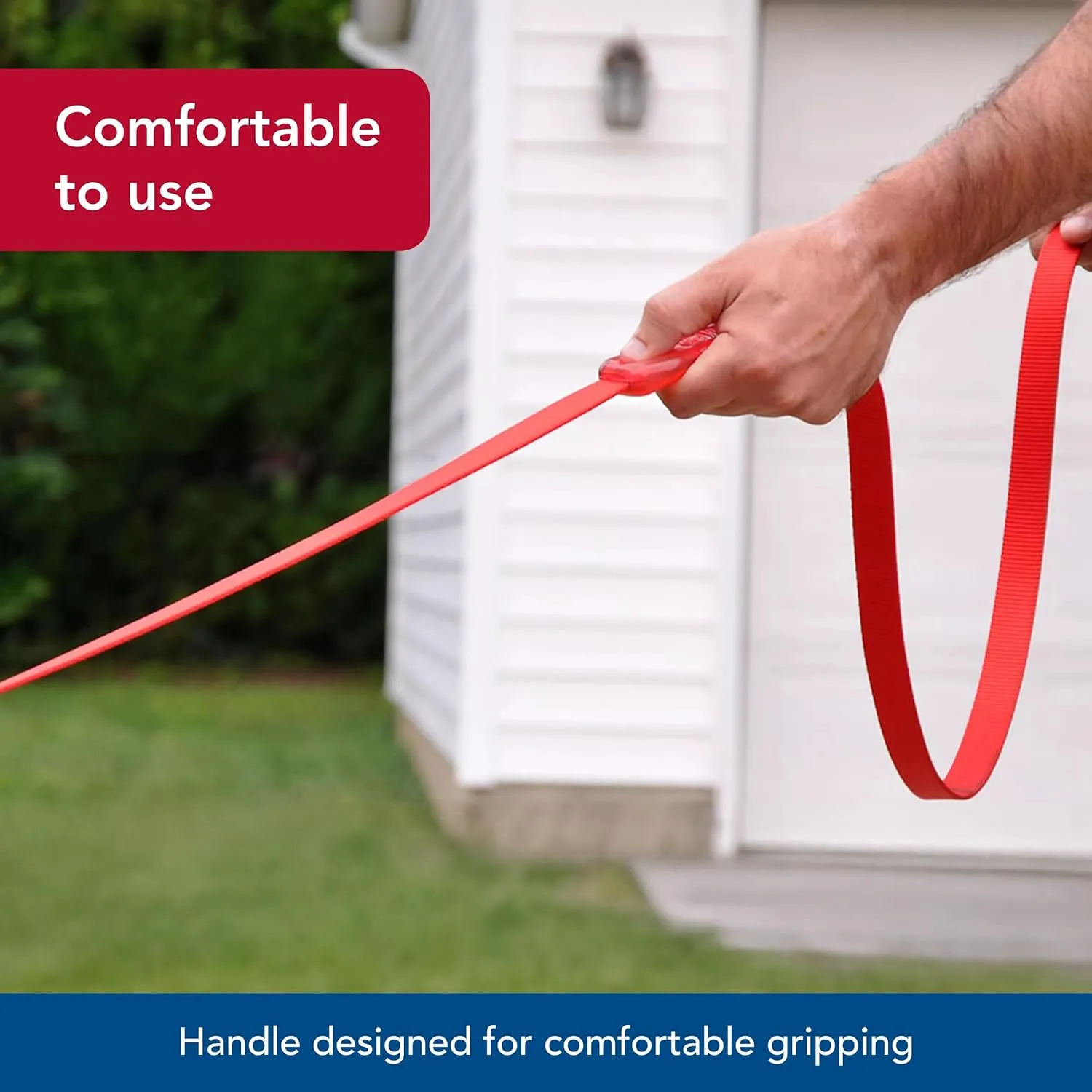 Coastal Pet Insta-Grip Control Handle Dog Leash - Adjustable Traffic Dog Leash for Training - Stylish Nylon Pet Supplies - Blue, 1" x 6'