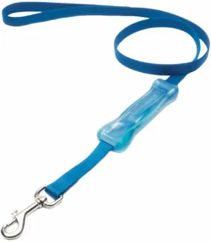 Coastal Pet Insta-Grip Control Handle Dog Leash - Adjustable Traffic Dog Leash for Training - Stylish Nylon Pet Supplies - Blue, 1" x 6'