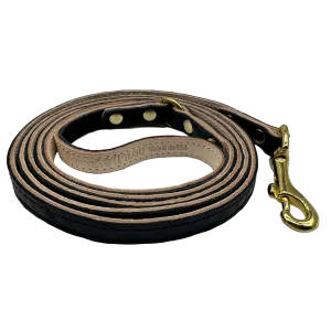 Croc Leather Dog Leashes