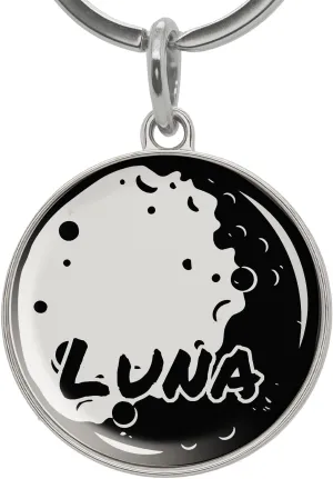 Customizable Pet ID Tags - Reflective, Waterproof & Rustproof Durable Metal, Lightweight Gold/Silver Design, Engraved Name & Contact Info, Gold & Silver Options for Pet