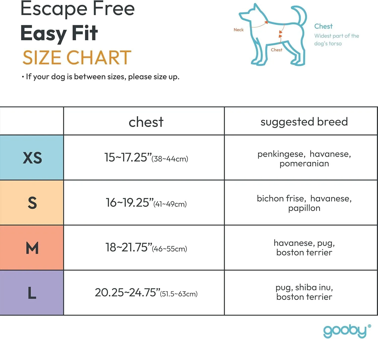 Gooby Escape Free Easy Fit Harness - Purple, Large - No Pull Step-in Patented Small Dog Harness with Quick Release Buckle - Perfect On The Go No Pull Harness for Small Dogs or Medium Dog Harness