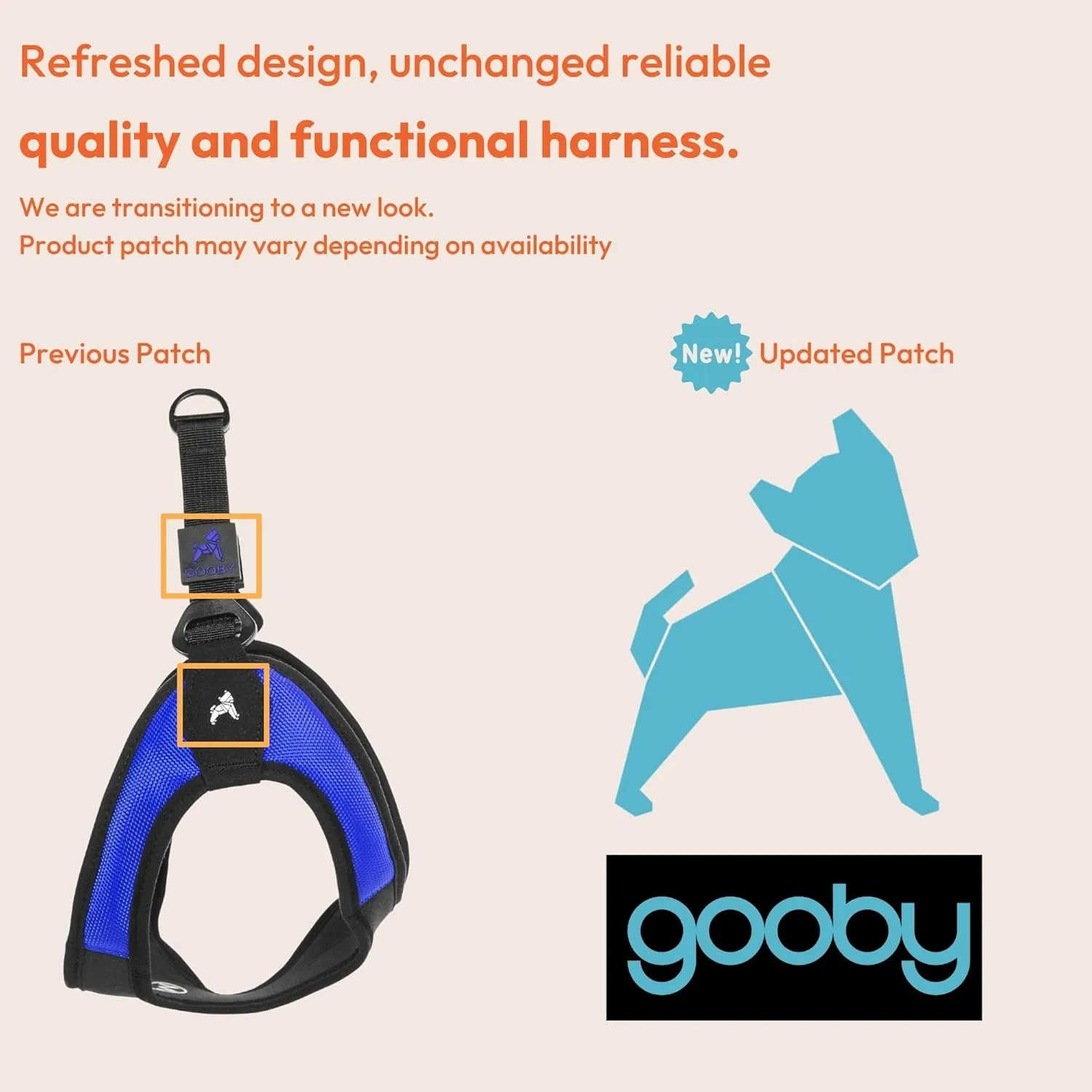 Gooby Escape Free Easy Fit Harness - Purple, Large - No Pull Step-in Patented Small Dog Harness with Quick Release Buckle - Perfect On The Go No Pull Harness for Small Dogs or Medium Dog Harness