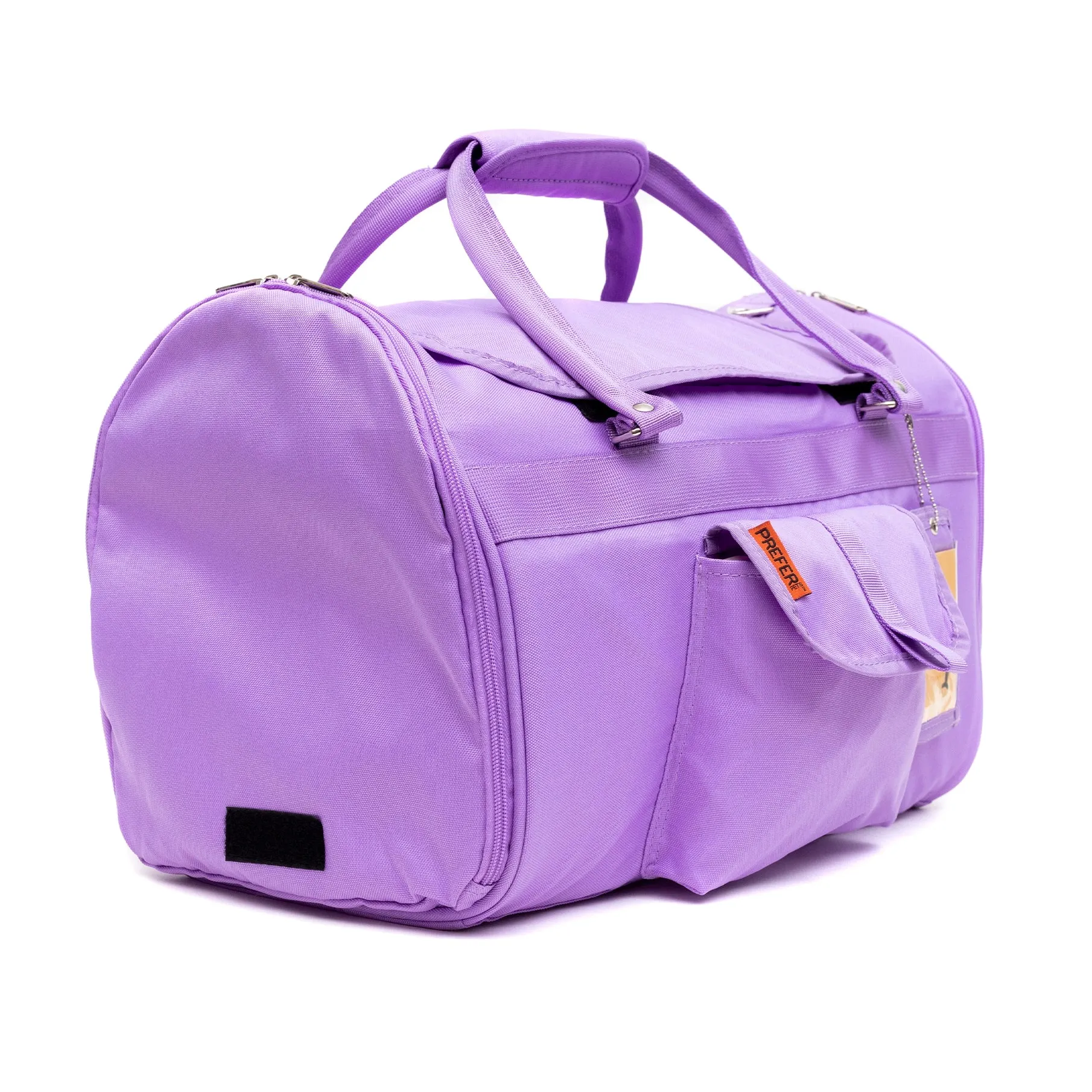 Hideaway Duffel Dog Carrier: Lilac