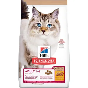 Hill's Science Diet Adult Dry Cat Food, Chicken & Brown Rice Recipe