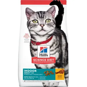 Hill's Science Diet Adult Indoor Dry Cat Food, Chicken Recipe (7 lb)