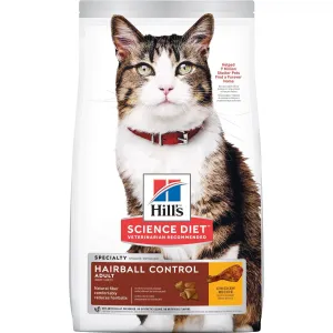 Hills Science Diet Hairball Control Adult Dry Cat Food 4kg^^^