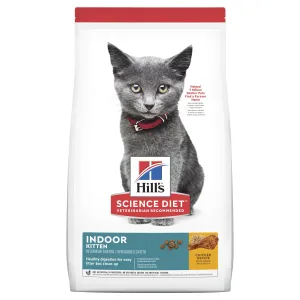 Hills Science Diet Indoor Kitten Dry Cat Food 1.58kg
