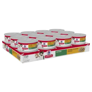 Hills Science Diet Kitten Tender Dinners Chicken Canned Cat Food 156g x 24^^^
