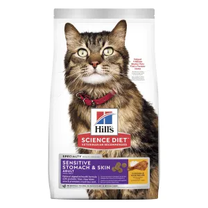 Hill's Science Diet Sensitive Stomach & Skin Adult Dry Cat Food
