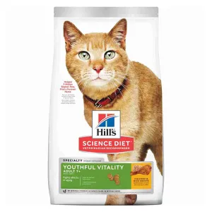 Hill's Science Diet Youthful Vitality Feline Adult 7  Chicken & Rice 13lb