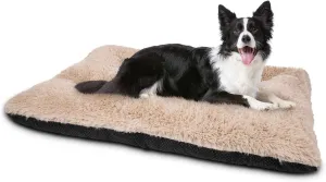 JOEJOY Calming Dog Bed - Washable Pad, Anti-Slip Mat for Small Medium Dogs, Sleeping & Anti-Anxiety, 29" x 21", Beige