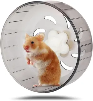 Joyzan Hamster Exercise Wheel, Mice Silent Quiet Running Spinner Mini Pet Small Guinea Pig Toy Mute Mount on Cage Accessories Gerbil Dwarf Syrian Rat Animal Chinchillas Dwarf Syrian Hedgehog Mouse 5in
