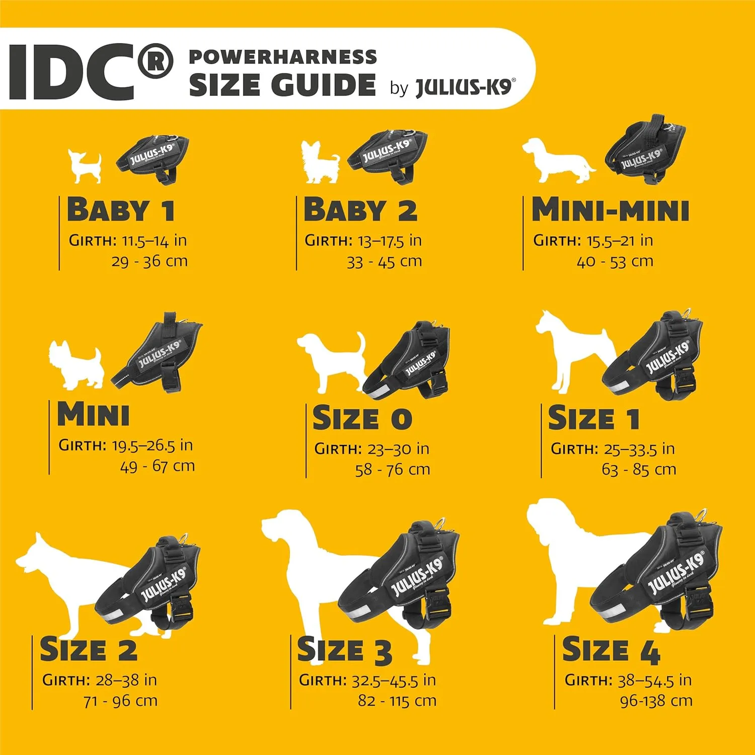JULIUS-K9, 16IDC-C-0, IDC Powerharness, dog harness, Size: 0, Camouflage