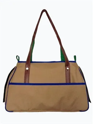 KHAKI CHARLIE DOG BAG CARRIER