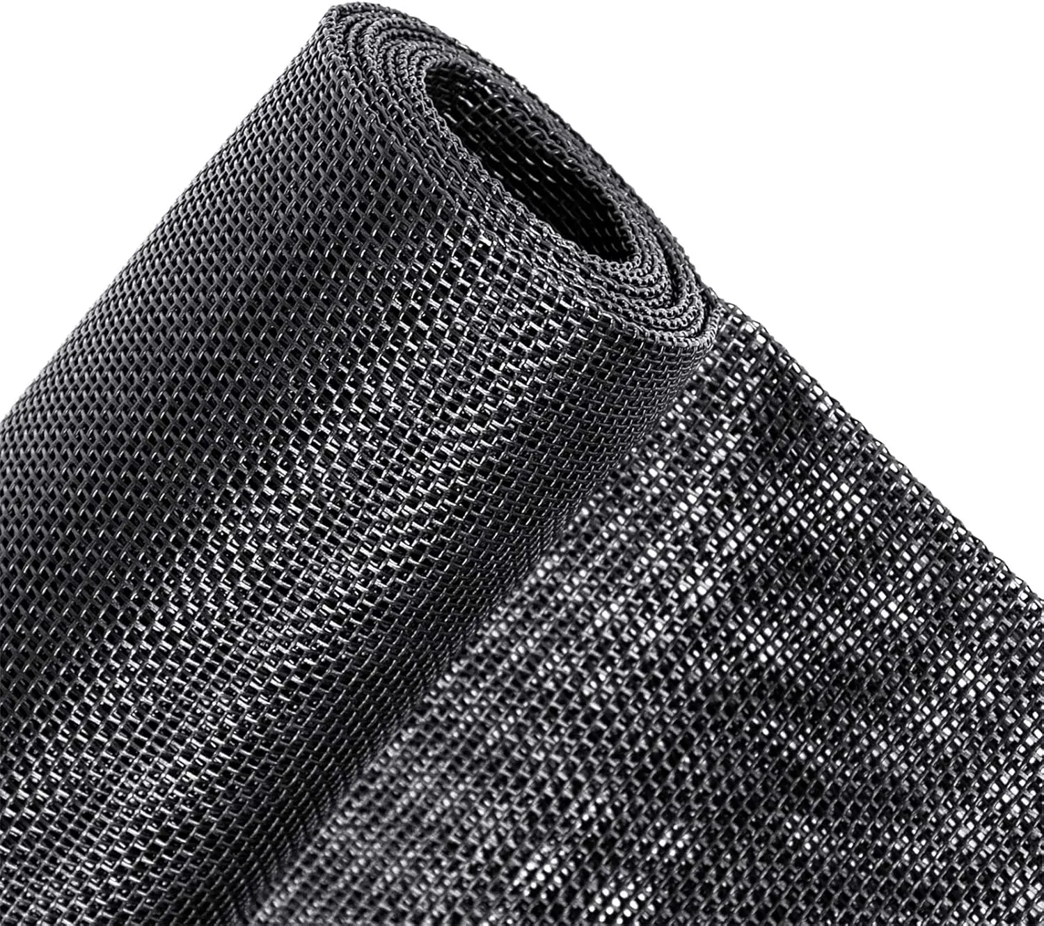 MAGZO Pet Proof Window&Door Screen Replacement Mesh, 60" W x 96" L, Best Vinyl Coated Polyester Dog Cat Resistant Heavy Duty, DIY Adjustable Net Netting Curtain Wire Fits Any Smaller Size, Black