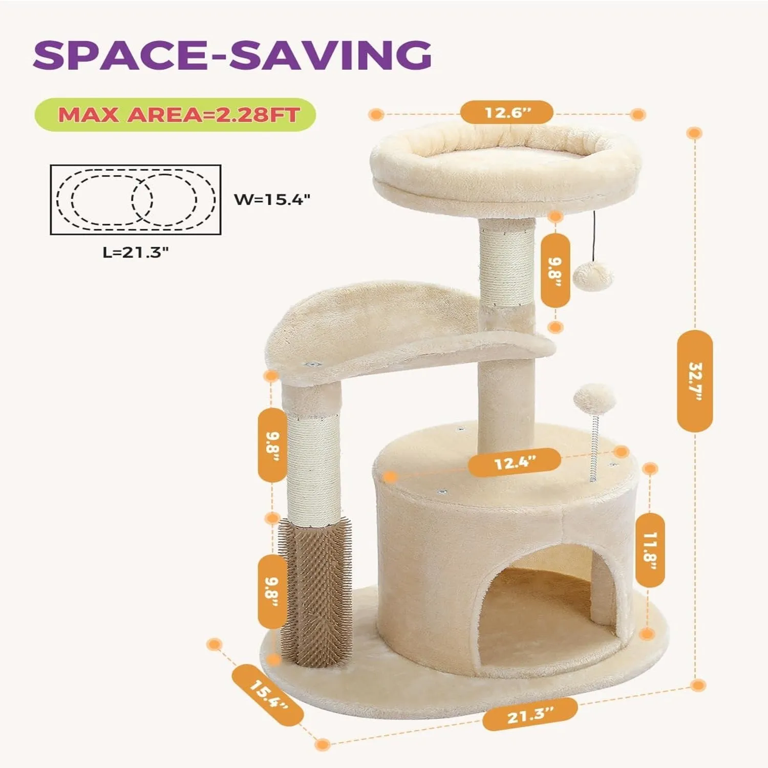 Medium Cat Tree with Condo