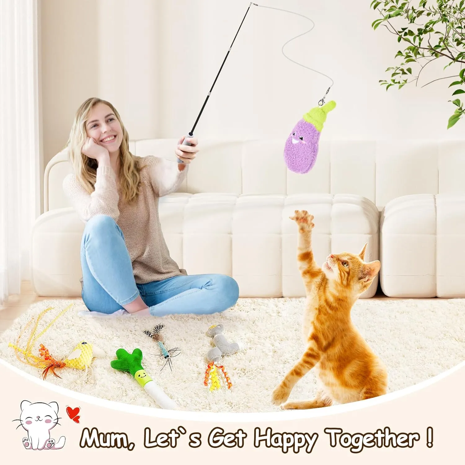 ORSDA Cat Wand Toy