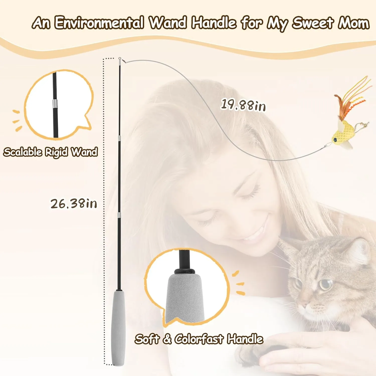 ORSDA Cat Wand Toy