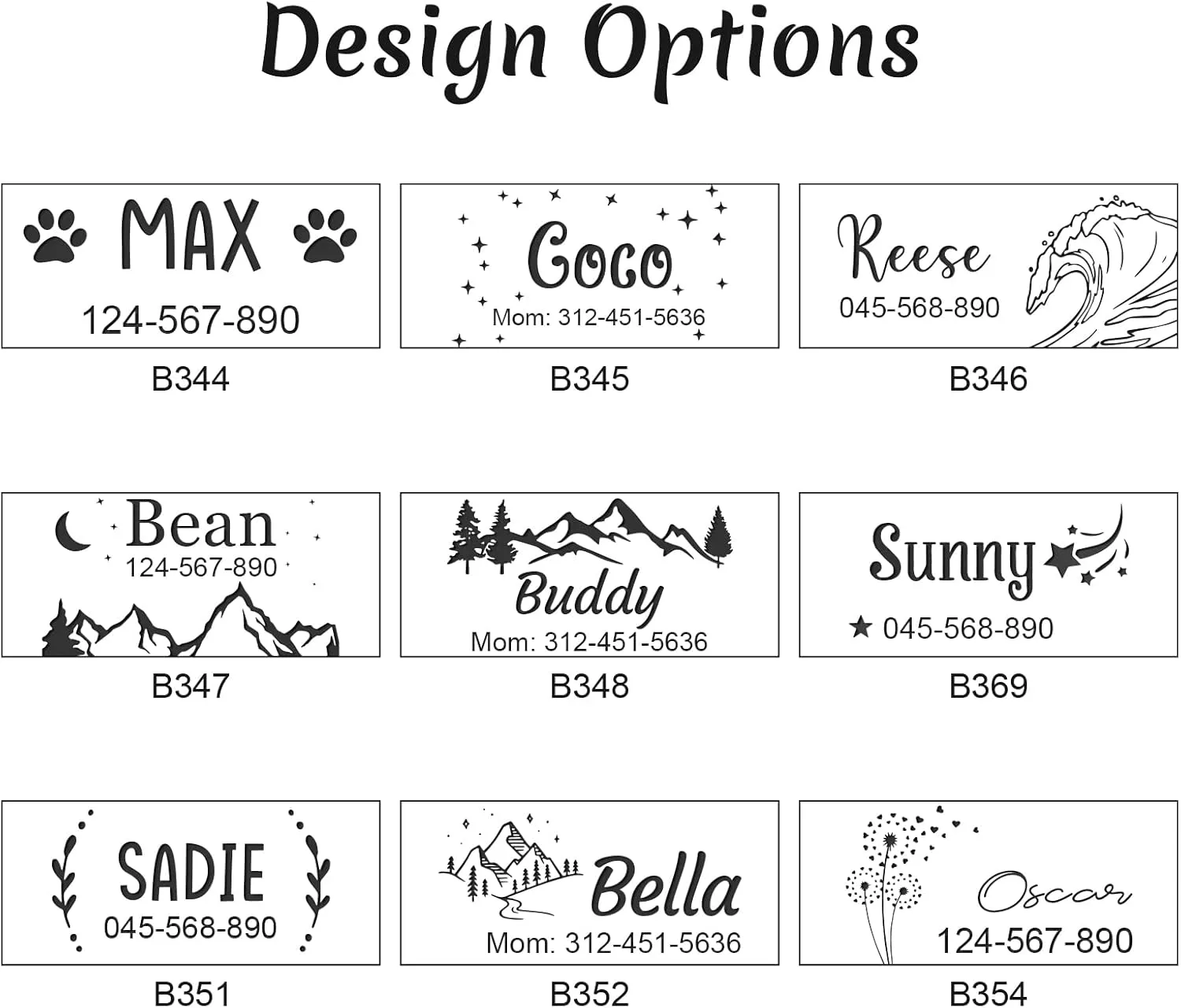Personalized Dog Tags, Slide On Pet ID Tag, Engraved Stainless Steel Cat Collar Tag, No Jingle Dog Name Tag Silent Pet Identification Tags(Small Gold)