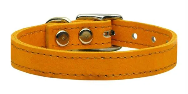 Plain Leather Collars Mandarin 16