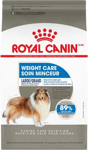 Royal Canin Large Weight Care Adult Dry Dog Food for Large Breeds, 30 lb bag