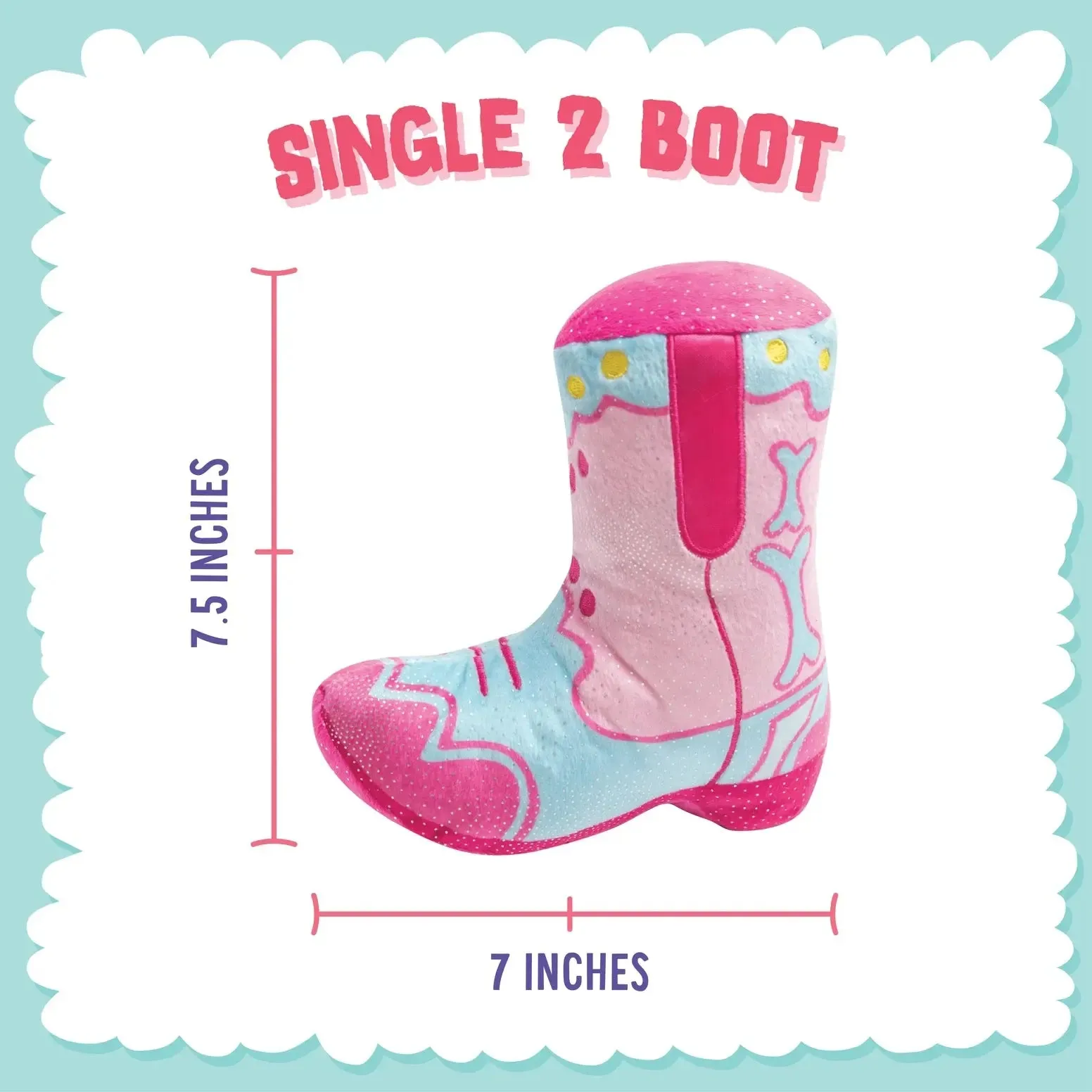 SnugArooz Single 2 Boot Dog Plush Toys