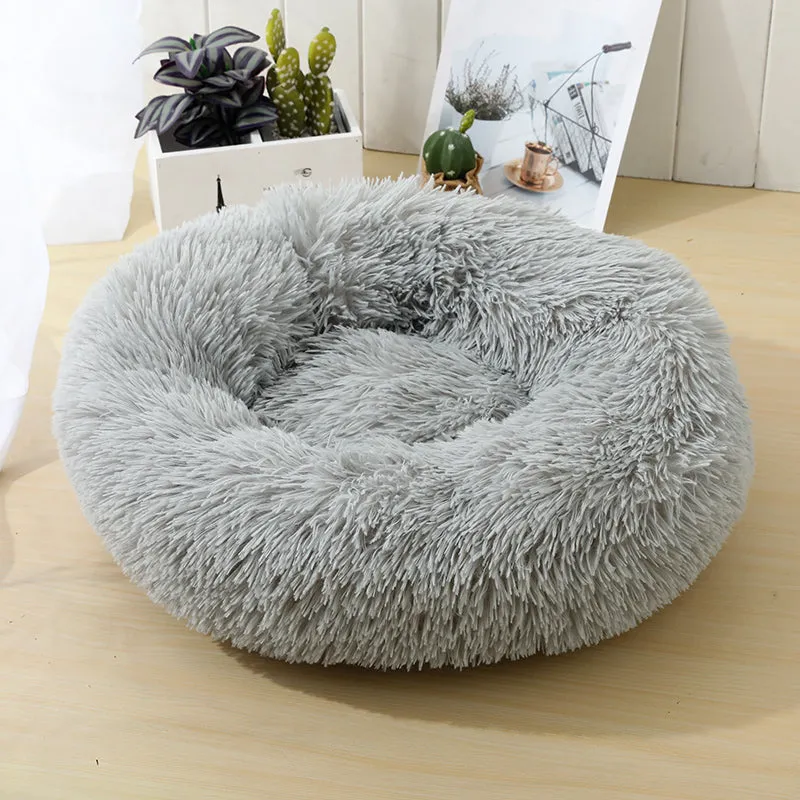 Soft Calming Donut Bed - Premium Quality For Dogs & Cats