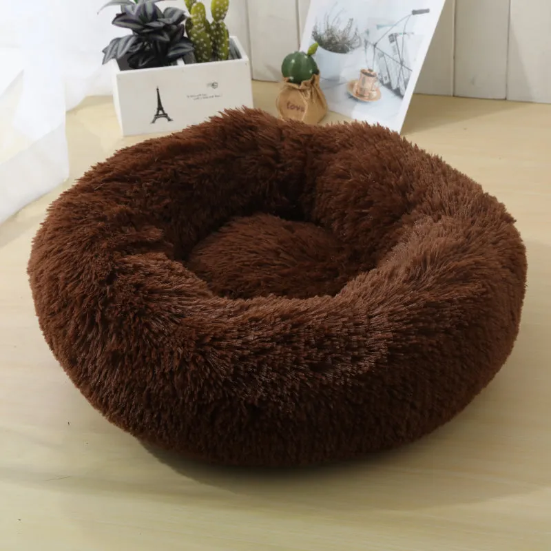 Soft Calming Donut Bed - Premium Quality For Dogs & Cats