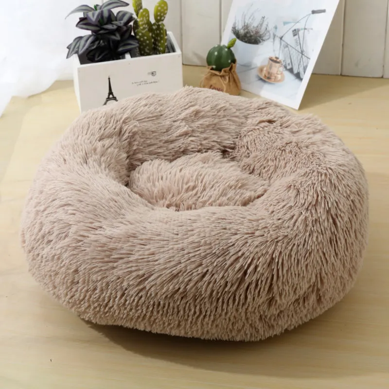 Soft Calming Donut Bed - Premium Quality For Dogs & Cats