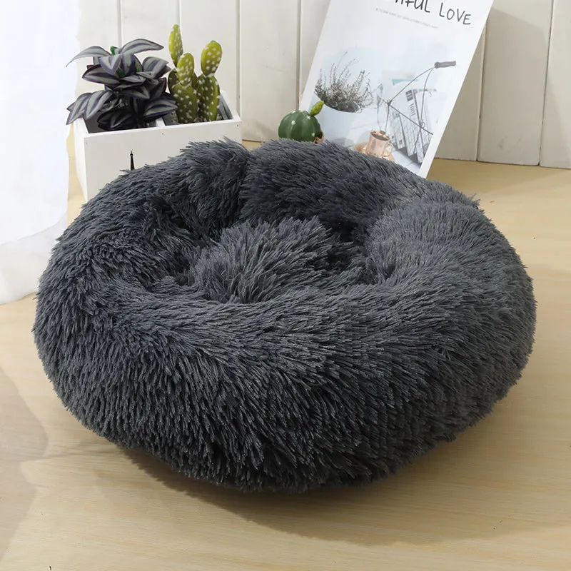 Soft Calming Donut Bed - Premium Quality For Dogs & Cats