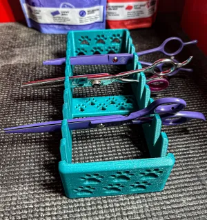 The Chihuahua - Dog Grooming Scissor Holder Up to 10 pairs, Simple organizer |