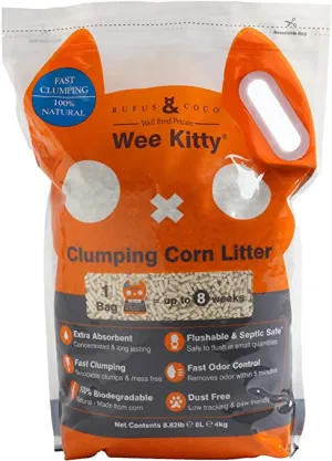 Wee Kitty Clumping Corn Cat Litter
