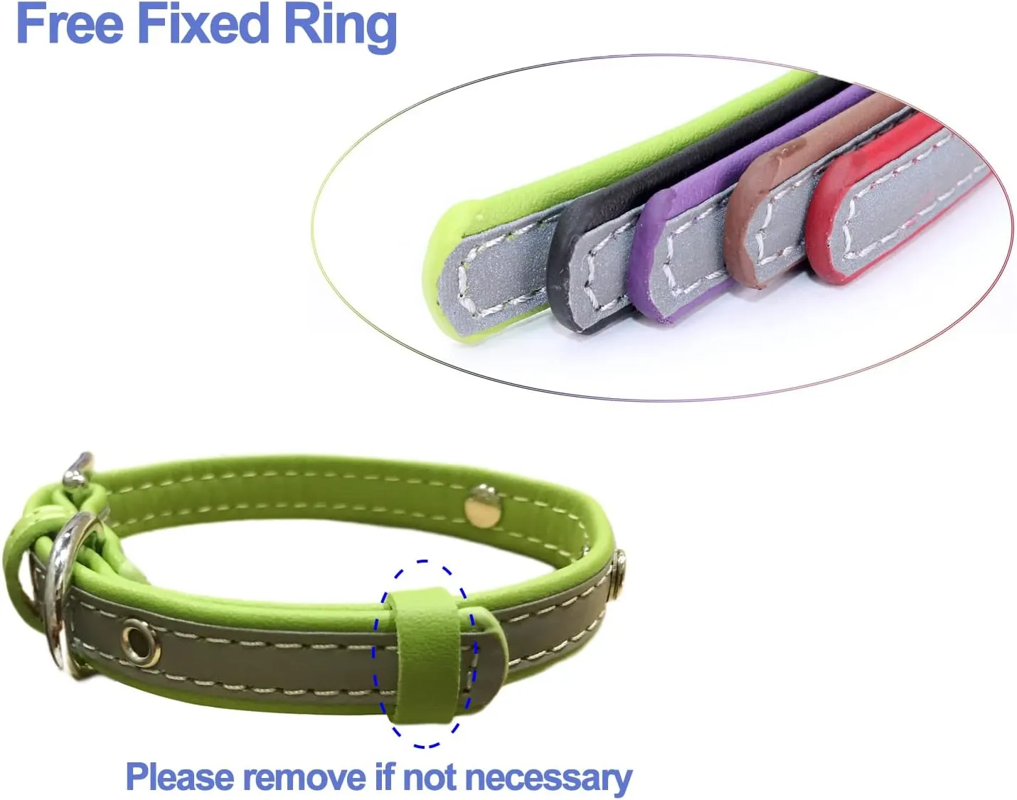 Yonsbox Custom Personalized Reflective Cat Dog Collar and Leash Set with Engraved Name Plate Green Puppy Kitty Dog Cat Collar and 4 FT Leash Set for Small Medium Large Girl Boy Dogs Cats